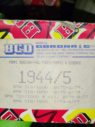 Pompa benzina bmw 316 318 - pompa, 320